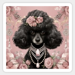 Luxury Poodle Sticker